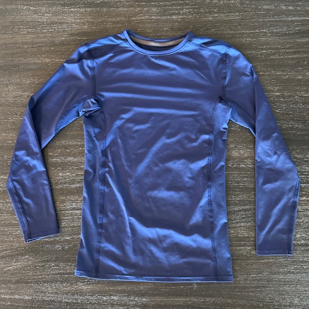 BCG Boys Medium (10/12) Long Sleeve Blue Shirt